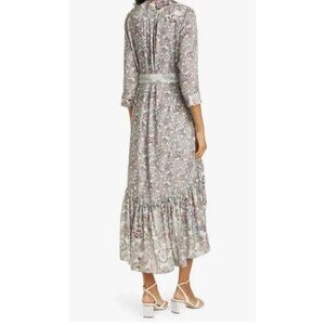 le superbe Diamond Life High/Low Belted Midi Dress NWOT Size 4